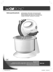 Clatronic HMS 3320 Instruction Manual