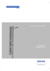 Breuer aquamaxx 9360.072.000099 Installation Instructions Manual