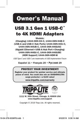 Tripp Lite U444-06N-HDR-W Owner's Manual