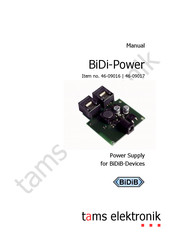 tams elektronik BiDi-Power Series Manual