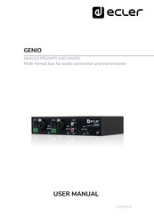 Ecler GENIO User Manual