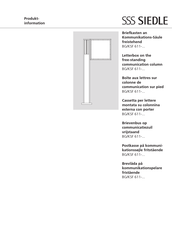 SSS Siedle BG 611 Series Product Information