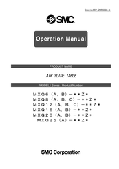 SMC Networks MXQ8 Series Operation Manual