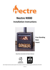 Nectre Fireplaces N900 Installation Instructions Manual