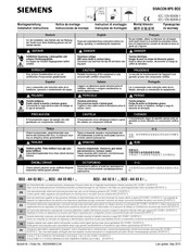Siemens SIVACON 8PS BD2 Series Installation Instructions Manual