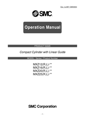 SMC Networks MXZ12 Series Operation Manual