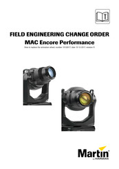 Martin MAC Encore Performance User Manual