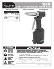 Silver Eagle SE200 Operating Instructions Manual