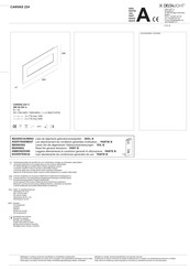 Delta Light CANVAS 224 Quick Start Manual