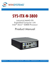 WinSystems SYS-ITX-N-3800 Product Manual