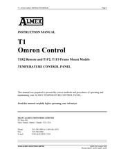 Almex T1F2 Instruction Manual