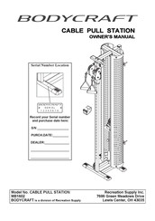BodyCraft MB1602 Owner's Manual