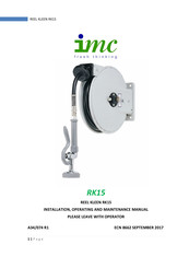 IMC RK15 Installation, Operating And Maintenance Manual