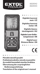 EXTOL PREMIUM 8820042 Translation Of The Original User Manual
