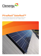Clenergy PV-ezRack SolarRoof Series Planning And Installation Manual