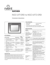 nvent Raychem NGC-UIT-ORD Conversion Instructions