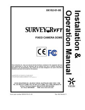 Vicon SurveyorVFT SVFT-C266A-C Installation & Operation Manual