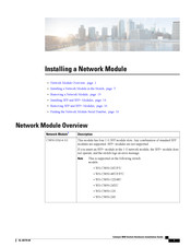 Cisco C3850-NM-4-1G Installing