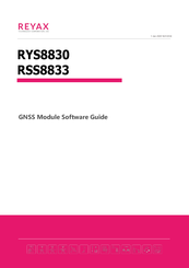 Reyax RYS8830 Software Manual