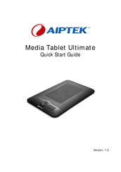 AIPTEK Media Tablet Ultimate Quick Setup Manual