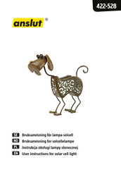 Ansult 422-528 Operating Instructions Manual