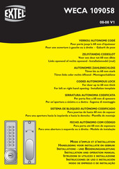 Extel WECA 109058 Installation And Operation Manual
