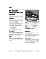 Dalsa SP-11 Series Quick Start Manual