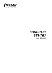 Stardom SOHORAID ST8-TB3 User Manual