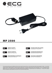 ECG MP 2500 Instruction Manual