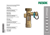 Resol VM1020 Mounting And Operating Instruction