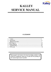 KALLEY K-LED24HDK Service Manual
