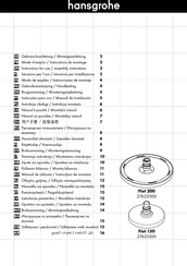 Hans Grohe Flat 200 7622000 Instructions For Use/Assembly Instructions