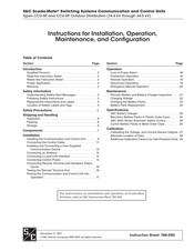 S&C Scada-Mate CCU-SP Instructions For Installation, Operation Care And Maintenance