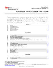 Texas Instruments PGA113EVM User Manual