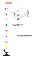 Unical DIATHER Series Instructions On Installation, Use And Maintenance