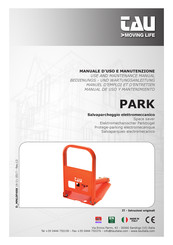 tau PARK Use And Maintenance Manual