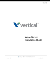 Vertical WAVE IP 2500 Installation Manual