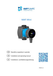 IMP PUMPS NMT Mini Series Installation And Operating Manual