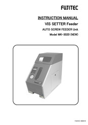Fujitec VIS SETTER MK-3020 Instruction Manual
