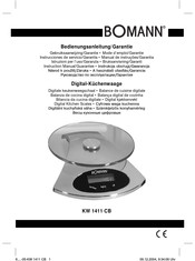 BOMANN KW 1411 CB Instruction Manual