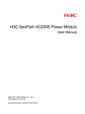 H3C SecPath AC2500 User Manual