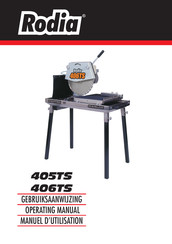 Rodia 405TS Operating Manual