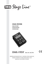 IMG STAGELINE DMX-1TEST Instruction Manual