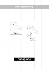 Hans Grohe Elegance 33815000 Assembly Instructions Manual