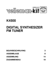 Velleman K4500 Assembling Manual