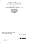 Kohler K-5959 Installation And Care Manual