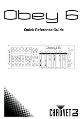 Chauvet DJ Obey 6 Quick Reference Manual