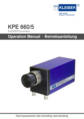 KLEIBER KPE 660/5 Operation Manual