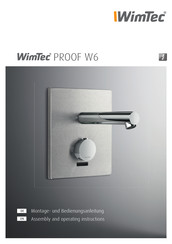 WimTec Proof W6 117 899 Assembly And Operating Instructions Manual