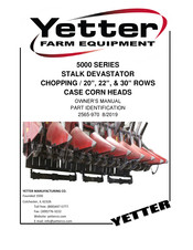 Yetter 5000-061 Owner's Manual, Part Identification